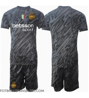Inter Milan Målvakt Replika Tredje Tröja Barn 2024-25 Kortärmad (+ Korta byxor)
